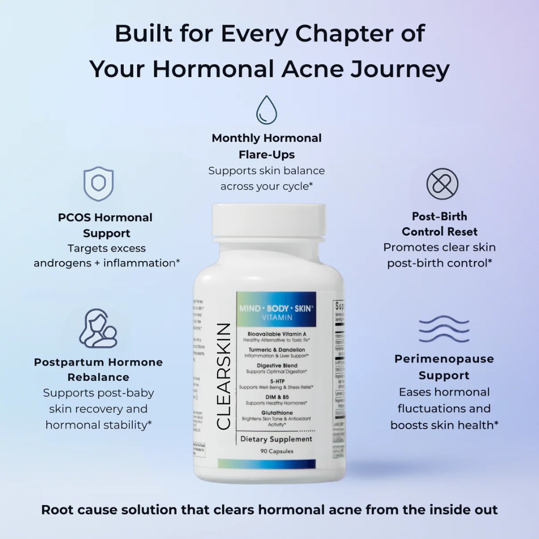 ClearSkin: Hormonal Acne Supplement For Women
